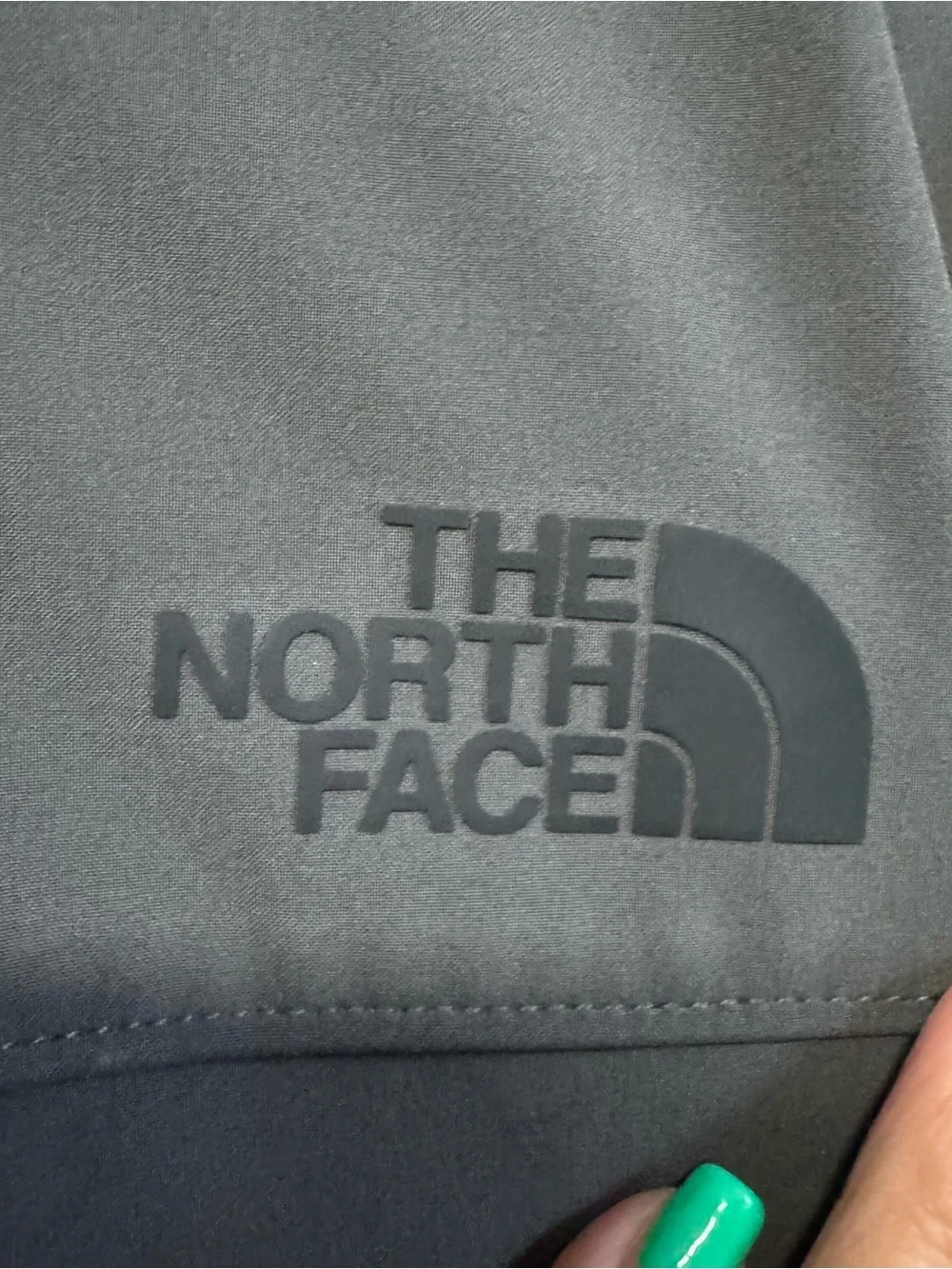 The North Face windwall jacket gray coat